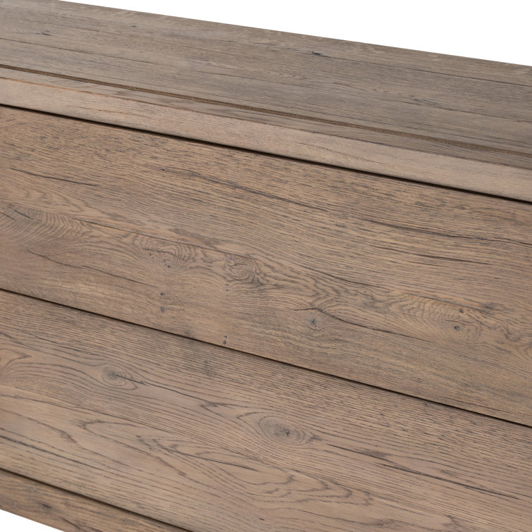 Henry 80'' Rustic Grey Reclaimed Oak Sideboard