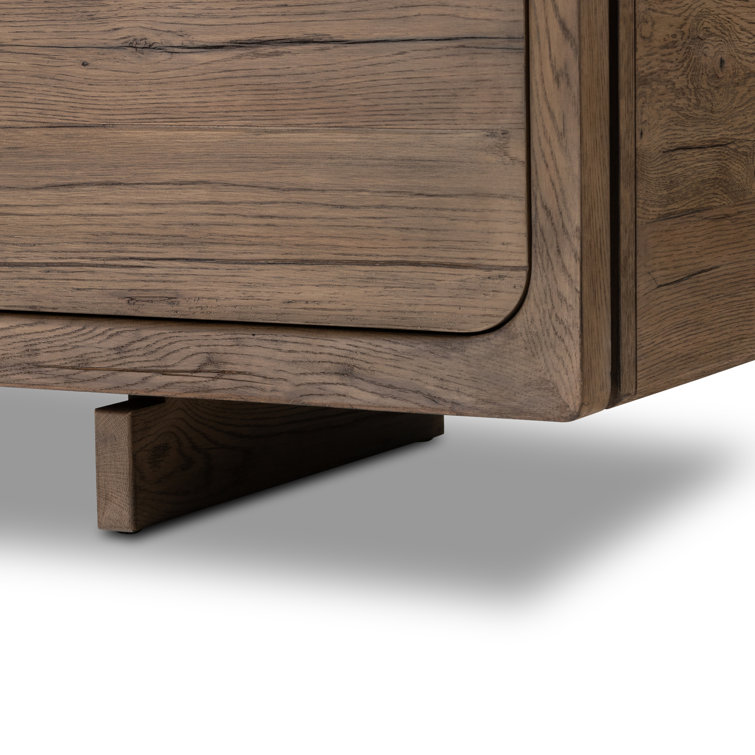 Henry 80'' Rustic Grey Reclaimed Oak Sideboard