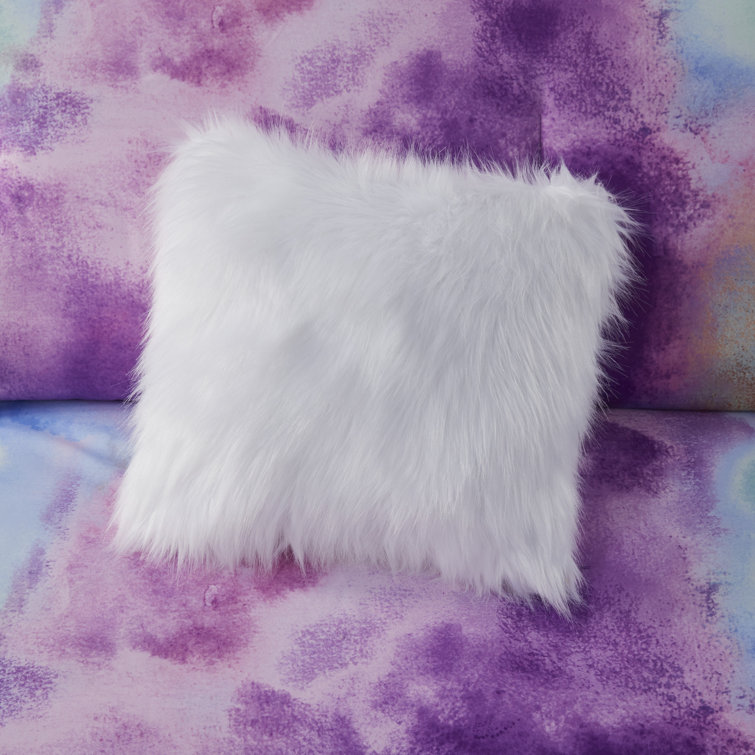 Lavender Full Microfiber Tie Dye Comforter Set with Decorative Pillow