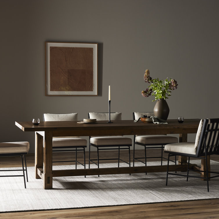 Rustic Farmhouse Reclaimed Wood Rectangular Dining Table