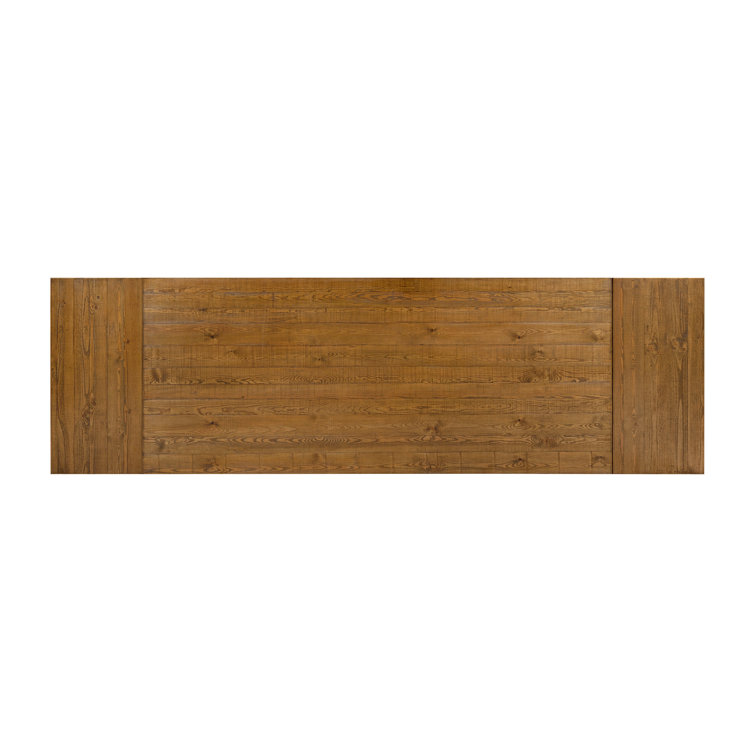 Honey Pine Reclaimed Wood Extendable Dining Table