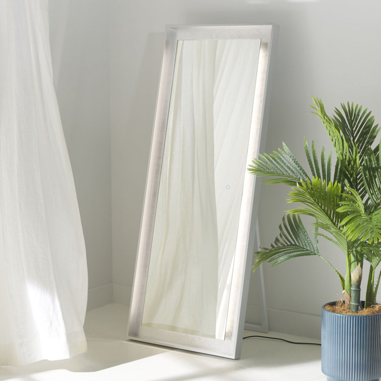 Montauk 26" Silver Grey Aluminum LED Rectangular Mirror