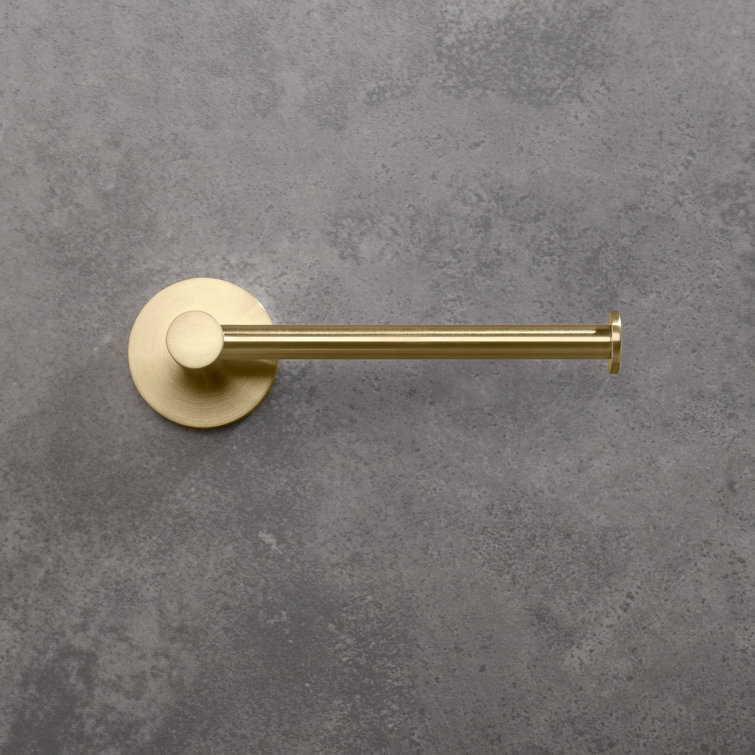Brushed Gold Circular Metal Bathroom Hardware Set