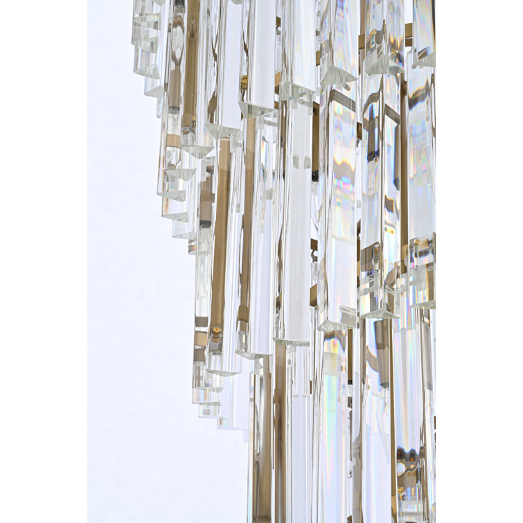Sydney Satin Gold 58-Light Crystal Chandelier
