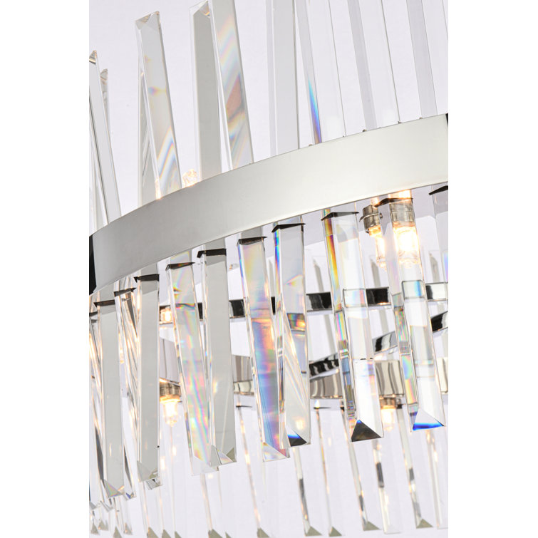 Serephina Chrome Crystal 46-Light Modern Chandelier