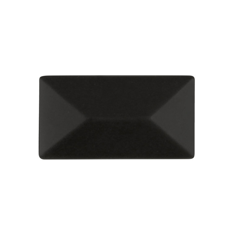 Satin Nickel Rectangular Traditional Cabinet Knob 10-Pack
