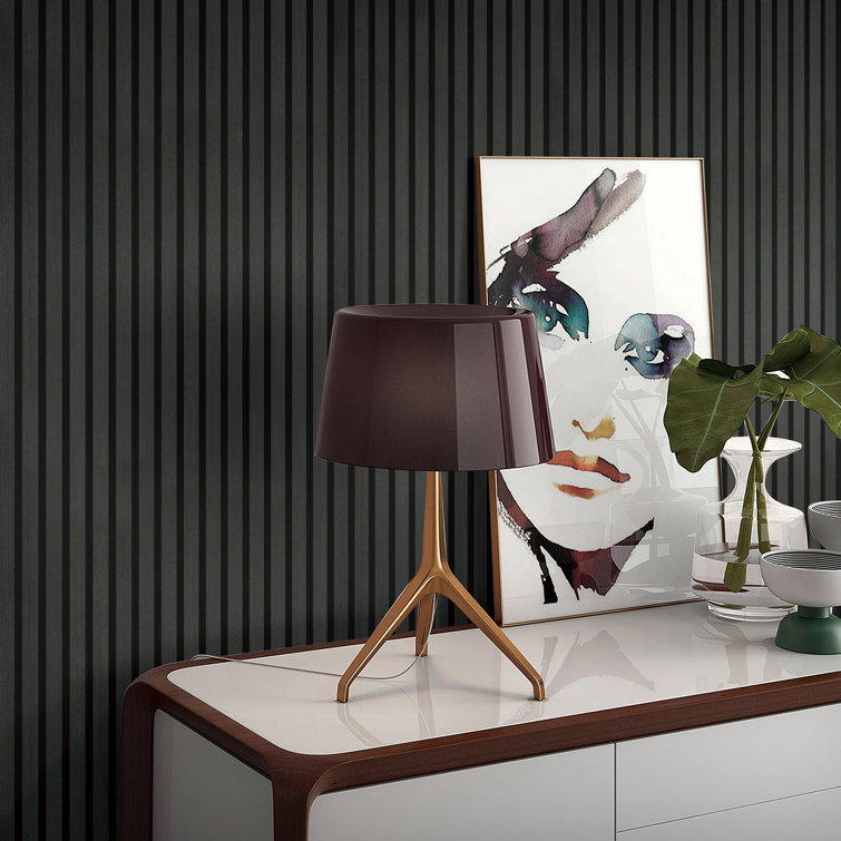 Black Oak 94.5'' x 23.6'' 3D Acoustic Wall Panels