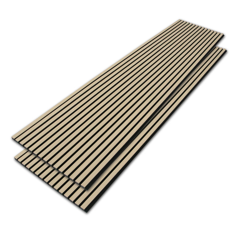 Natural Oak 3D Acoustic Wood Slat Wall Paneling