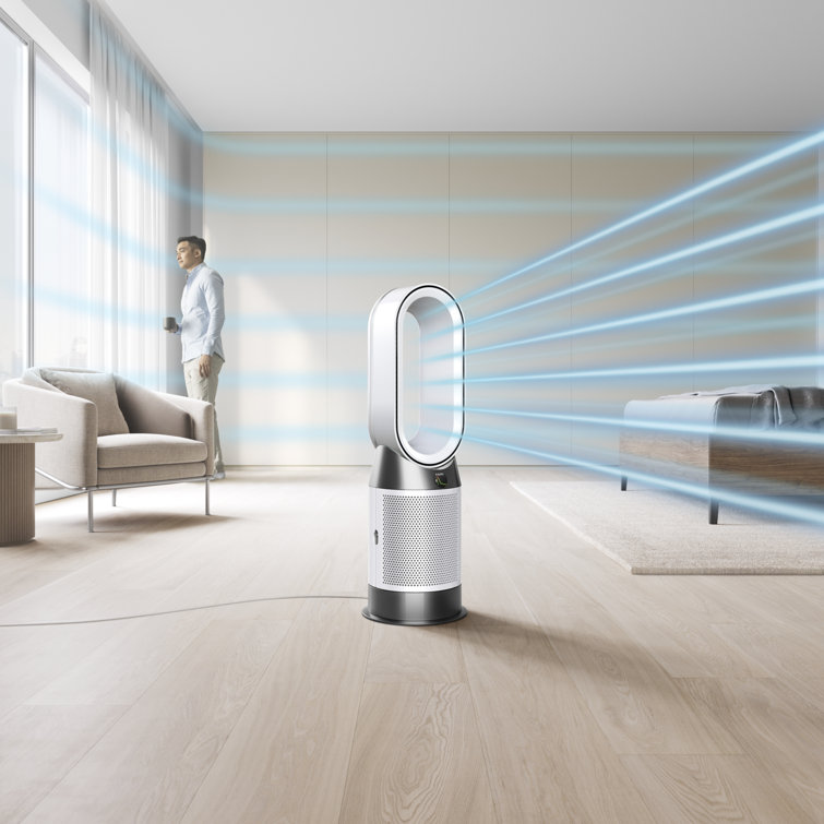 White HEPA Filter Hot and Cool Purifying Fan