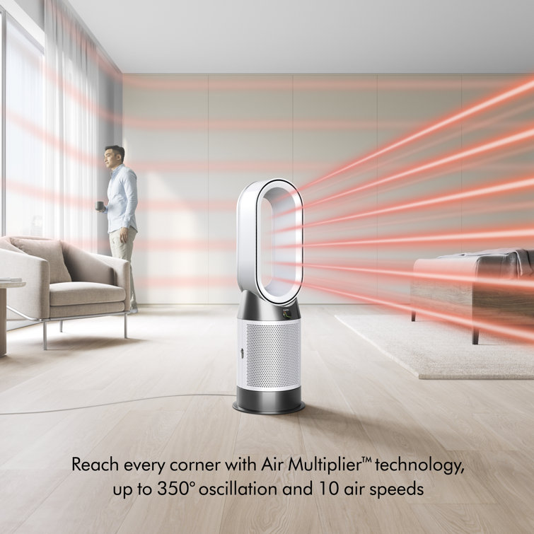 White HEPA Filter Hot and Cool Purifying Fan