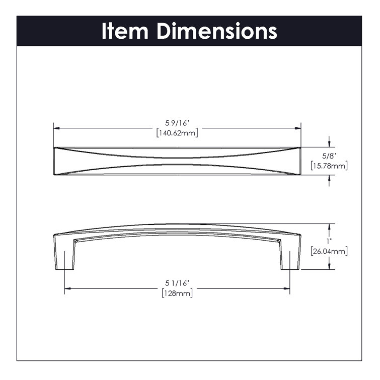 Satin Nickel Brushed Modern Cabinet Drawer Pulls 10-Pack