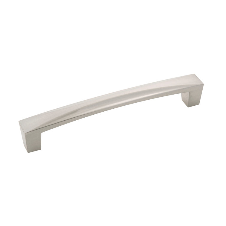 Satin Nickel Brushed Modern Cabinet Drawer Pulls 10-Pack