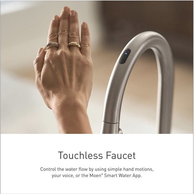 Chrome Transitional Pull-Out Spray Kitchen Faucet