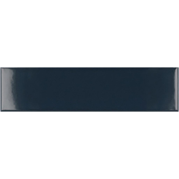 Arte Glossy Blue Ceramic Subway Wall and Floor Tile