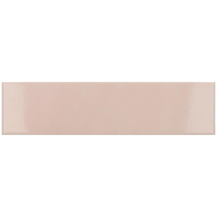 Glossy Pink Ceramic Subway Tile for Wall and Floor