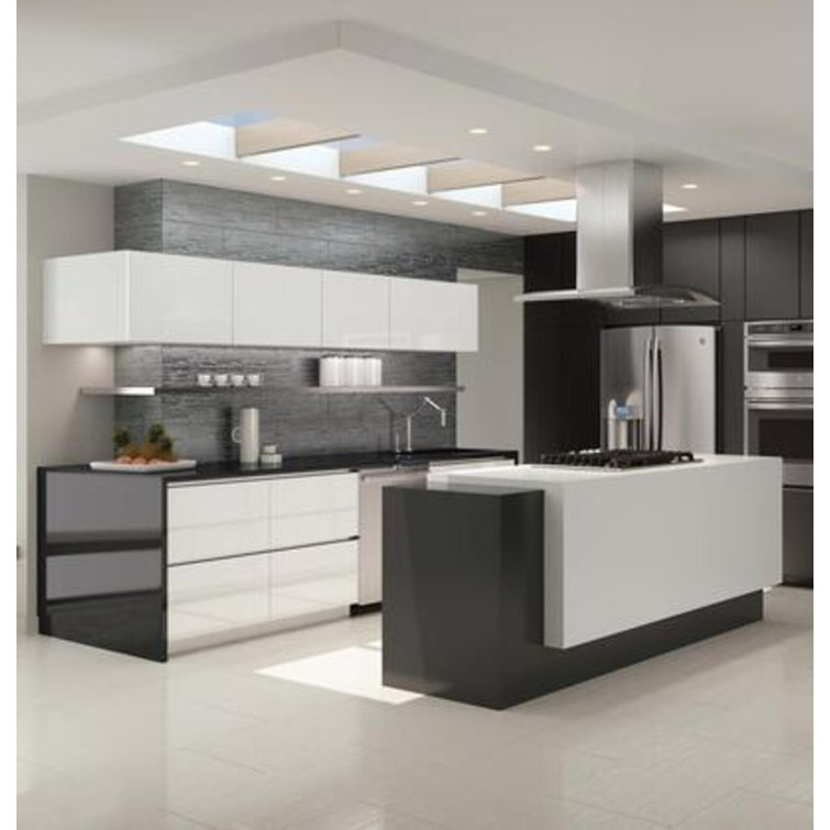 36'' Stainless Steel Convertible Island-Mount Chimney Hood