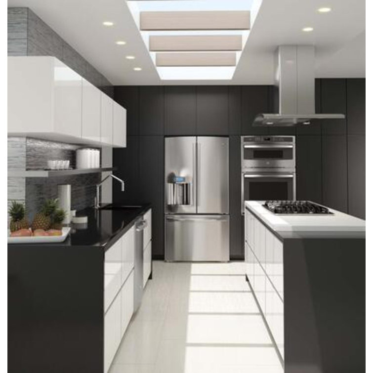 36'' Stainless Steel Convertible Island-Mount Chimney Hood