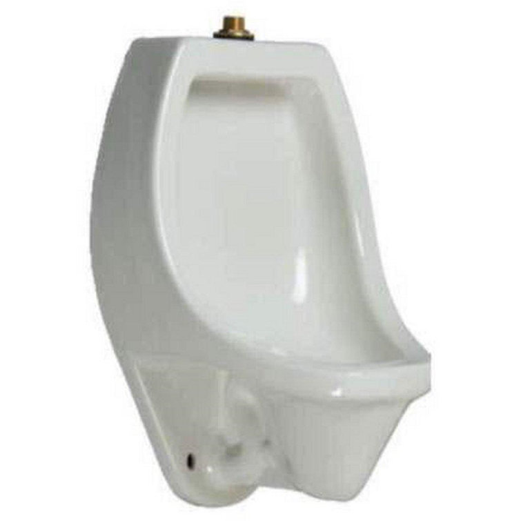 White Ceramic Wall Mounted Top Spud Urinal