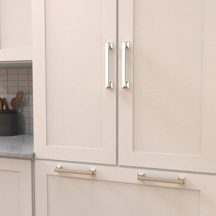 Polished Nickel 18-Inch Modern Appliance Pull with Mounting Hardware