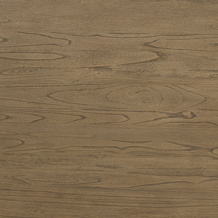 Fen Solid Mindi Wood Sled-Leg Dining Bench
