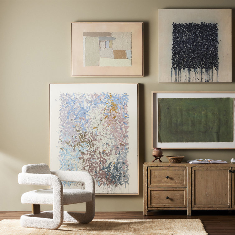 Natural Abstract Canvas Painting by Tyler Guinn - 40" x 30"