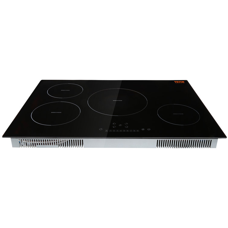 VEVOR 30'' Black Stainless Steel 4 Burner Induction Cooktop