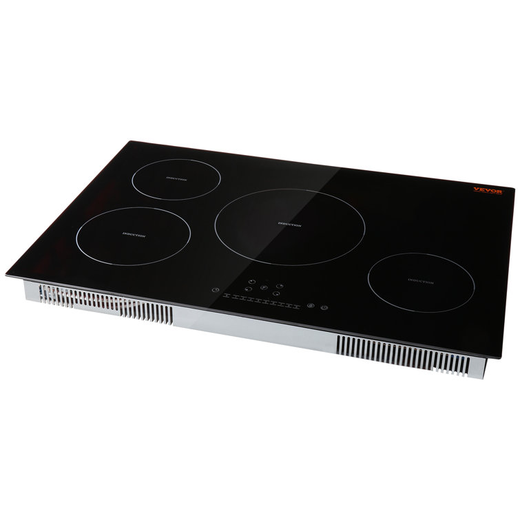 VEVOR 30'' Black Stainless Steel 4 Burner Induction Cooktop
