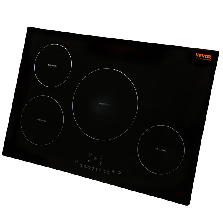VEVOR 30'' Black Stainless Steel 4 Burner Induction Cooktop