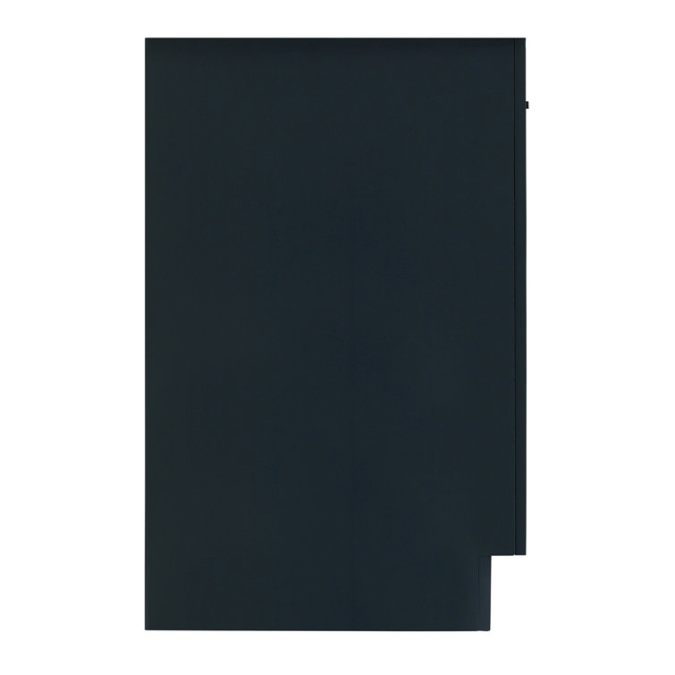 Midnight Blue Hardwood Freestanding Double Bathroom Vanity