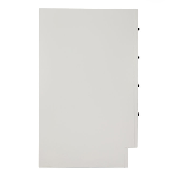 Hepburn 66" White Hardwood Single Bathroom Vanity Base