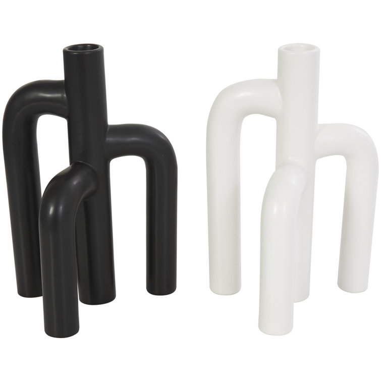 Mable 9.9'' Dolomite Table Vase