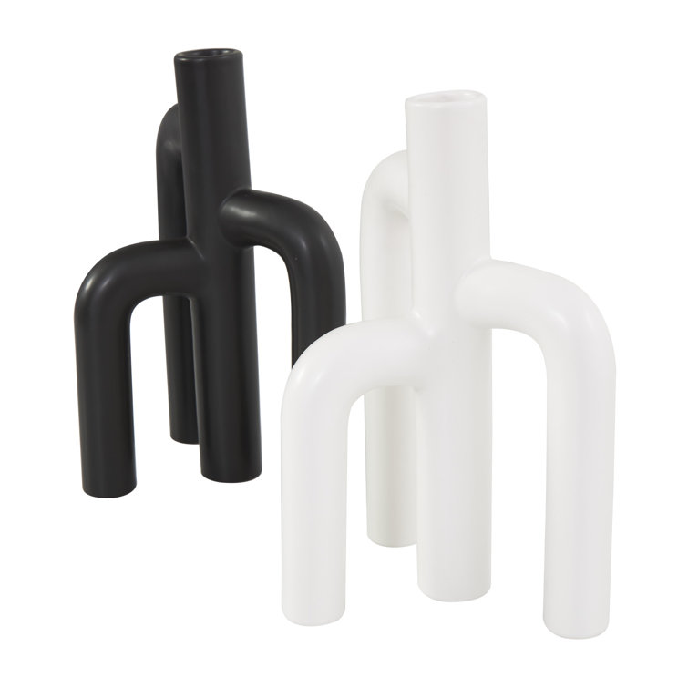 Mable 9.9'' Dolomite Table Vase