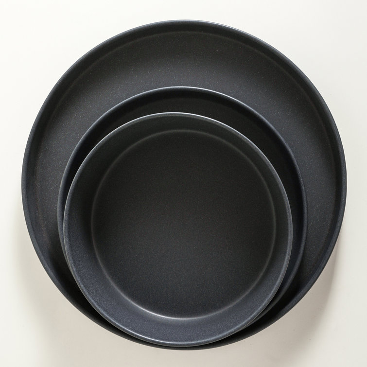 Charcoal Ceramic 12-Piece Dinnerware Set, Service for 4