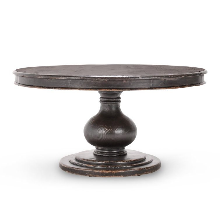 Baldwin 60" Round Reclaimed Pine Rustic Dining Table