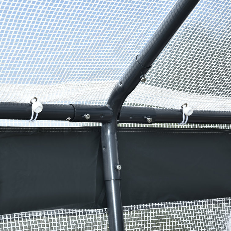 Outsunny White 16' x 32' Heavy Duty Party Tent with Removable Sidewalls