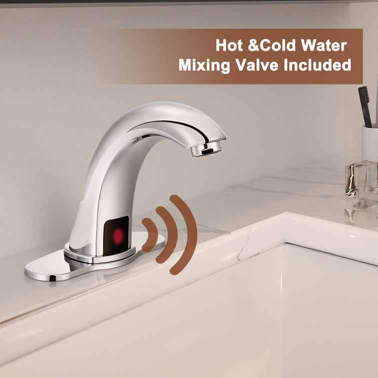 Chrome Hands-Free Automatic Sensor Bathroom Faucet