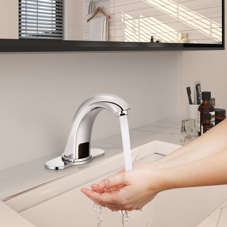 Chrome Hands-Free Automatic Sensor Bathroom Faucet