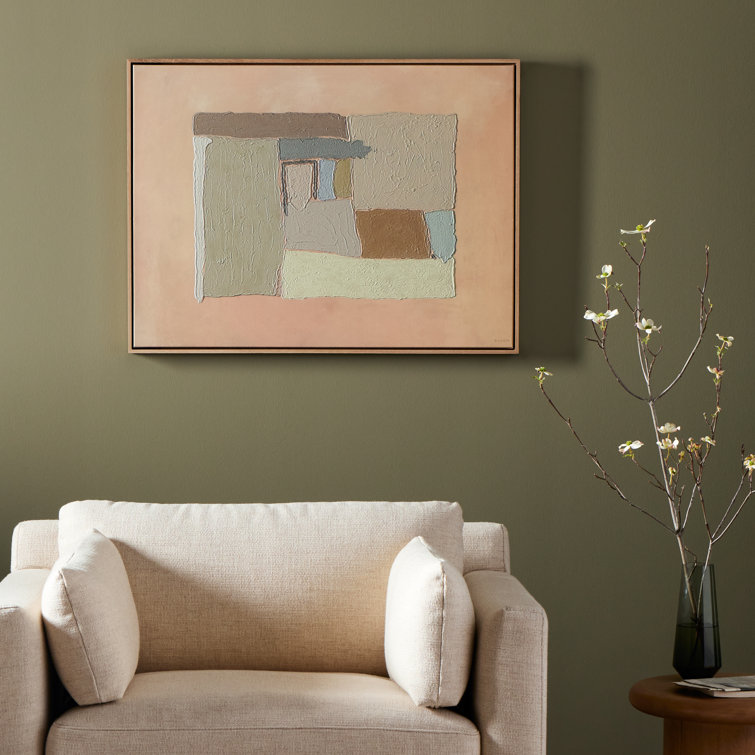 Natural Abstract Canvas Painting by Tyler Guinn - 40" x 30"