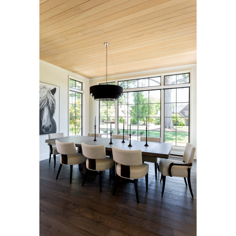 Weathered Oak Extendable Rectangular Dining Table