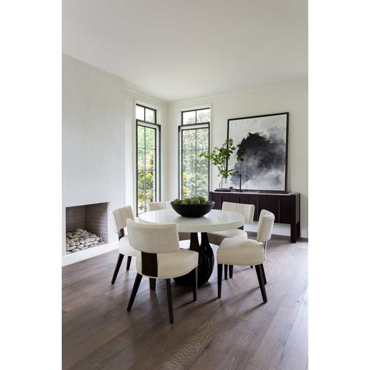 Parma 68'' Dark Walnut Sideboard with Marble Top