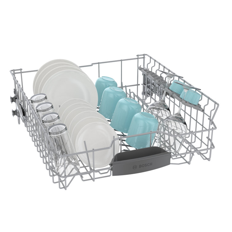 24" Black Stainless Steel Built-In Smart Dishwasher