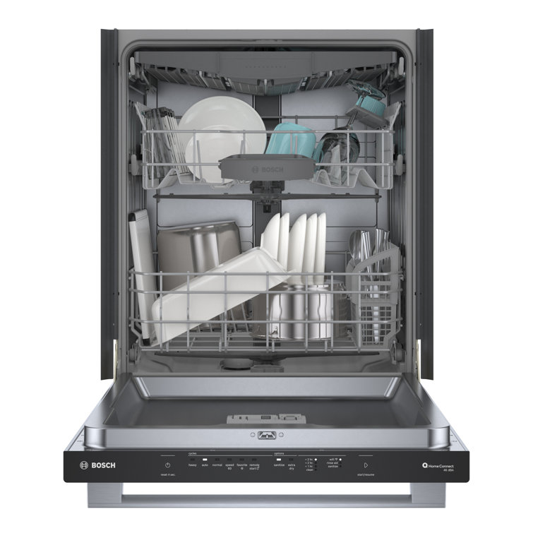 24" Stainless Steel Built-In Dishwasher with Top Control
