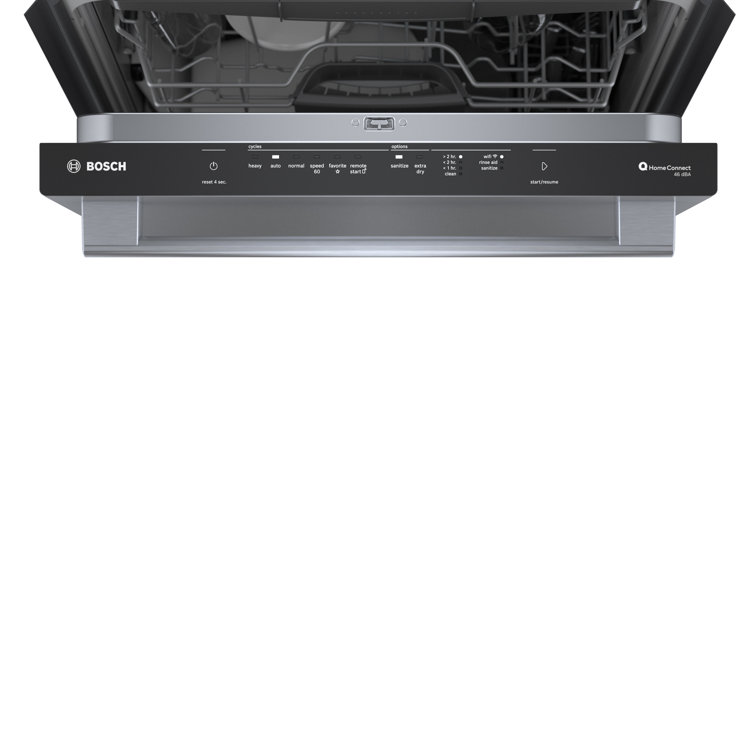 24" Stainless Steel Built-In Dishwasher with Top Control