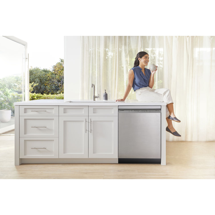 24" Stainless Steel Built-In Dishwasher with Top Control