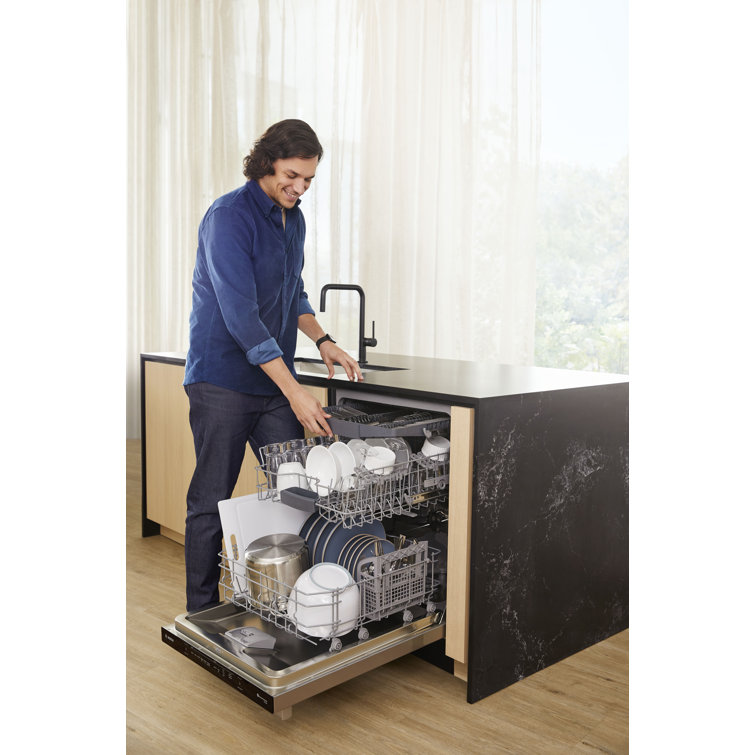 24" Stainless Steel Built-In Dishwasher with Top Control
