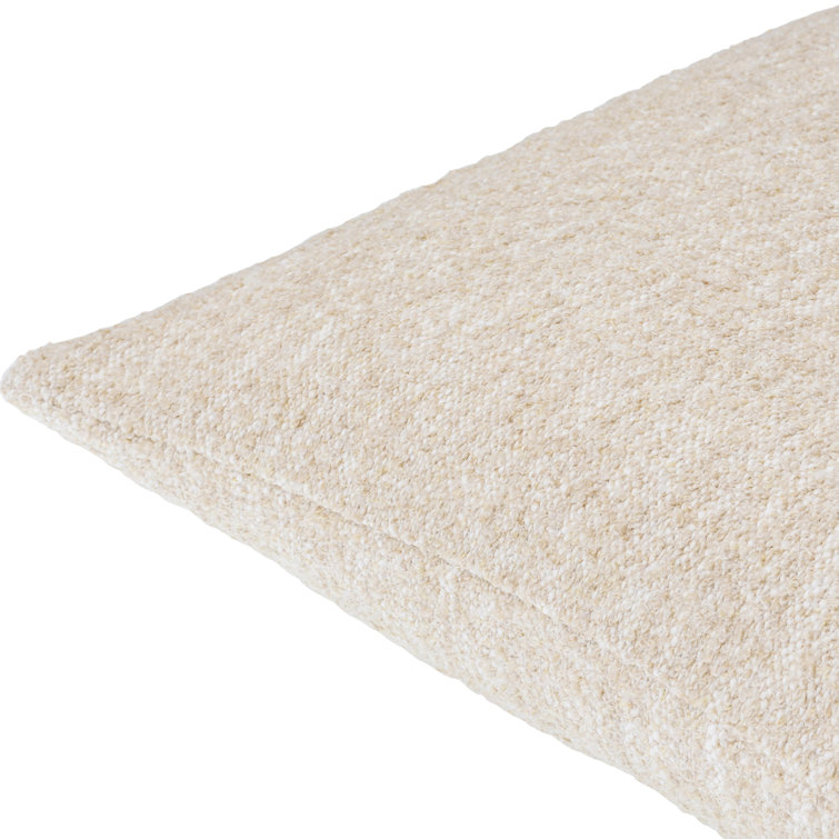 Cream Textured Square 18" x 18" Pillow Cover