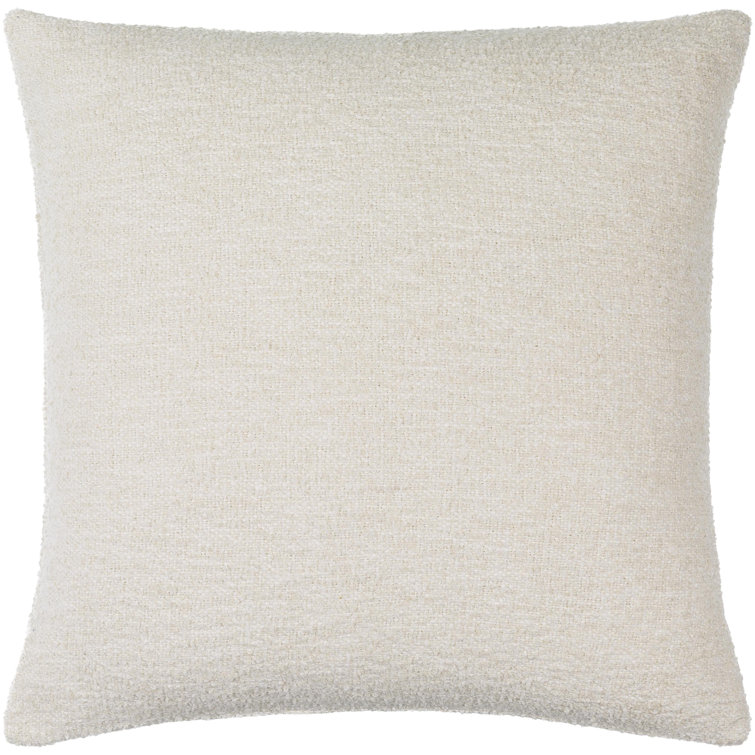 Ivory Square Down Throw Pillow 22" x 22"