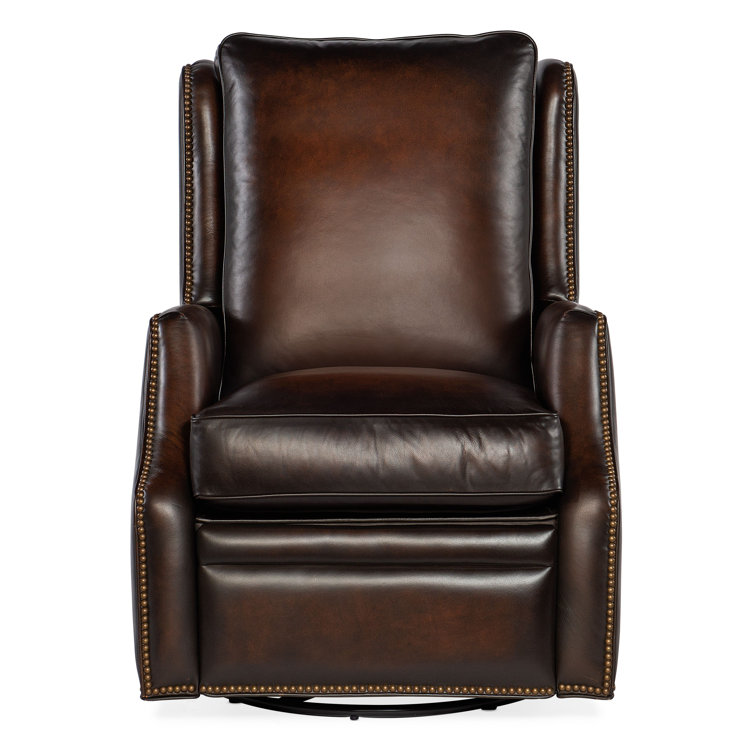 Sarzana Fortress Dark Wood Handcrafted Leather Recliner