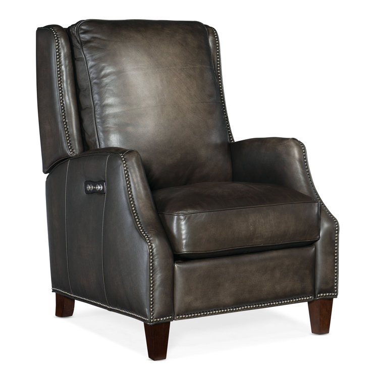 Sarzana Fortress Dark Wood Handcrafted Leather Recliner