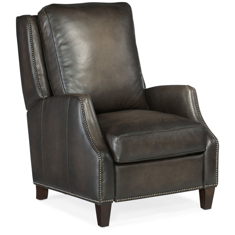 Sarzana Fortress Dark Wood Handcrafted Leather Recliner